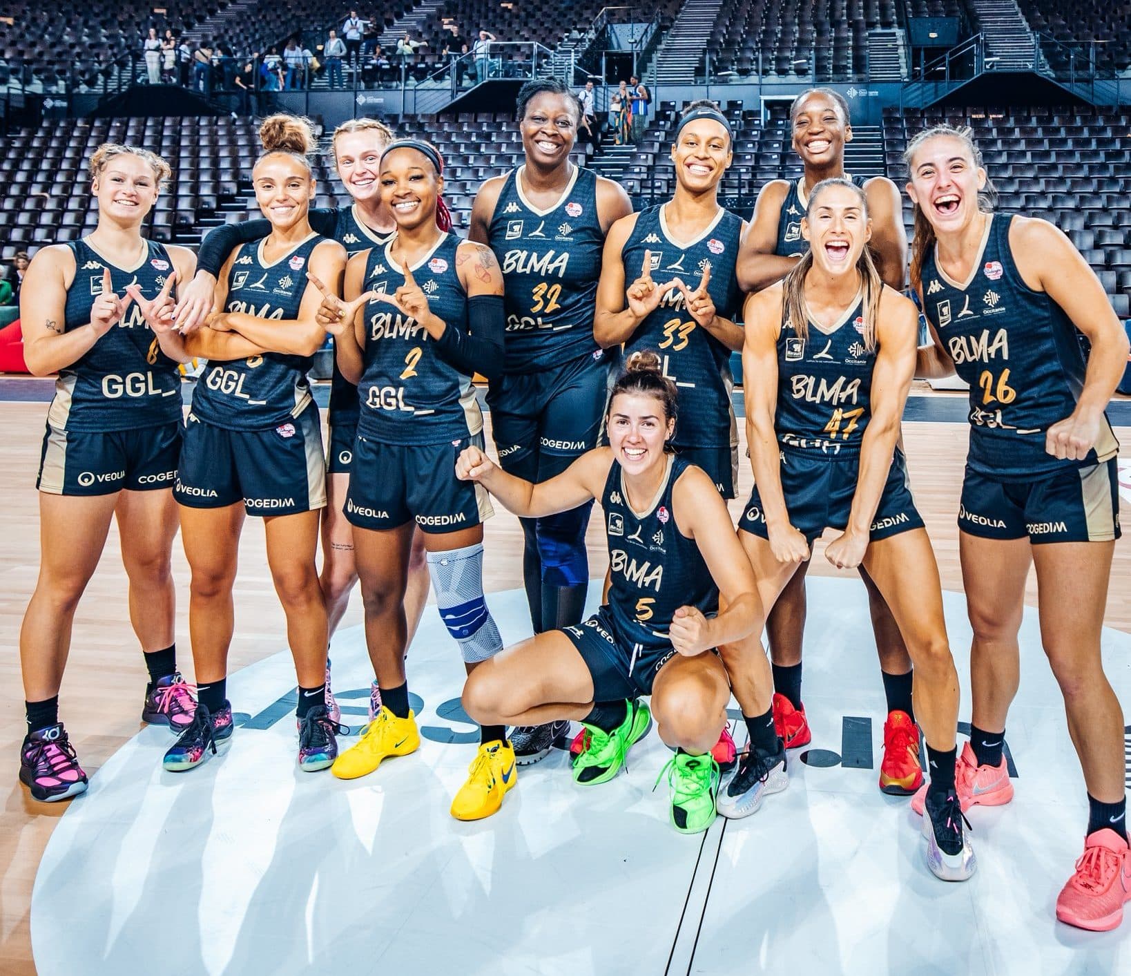 Lattes-Montpellier nearly breaks attendance record in victory against Villeneuve-d’Ascq at the Arena