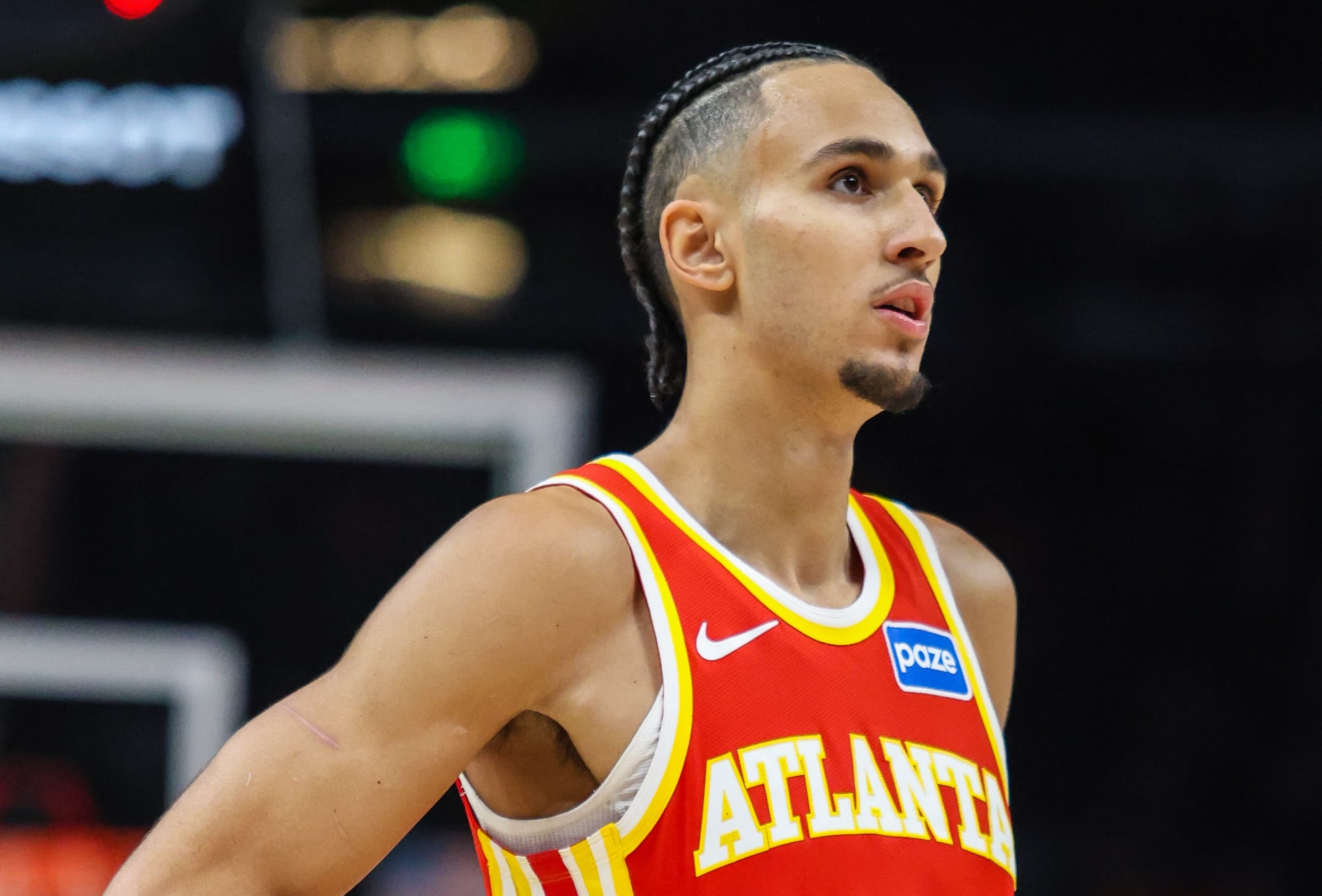 Zaccharie Risacher struggles with shooting but contributes elsewhere in Atlanta’s victory against Utah