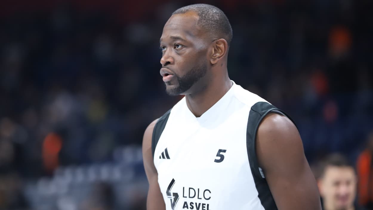 Charles Kahudi with ASVEL in Euroleague Charles Kahudi with ASVEL in Euroleague